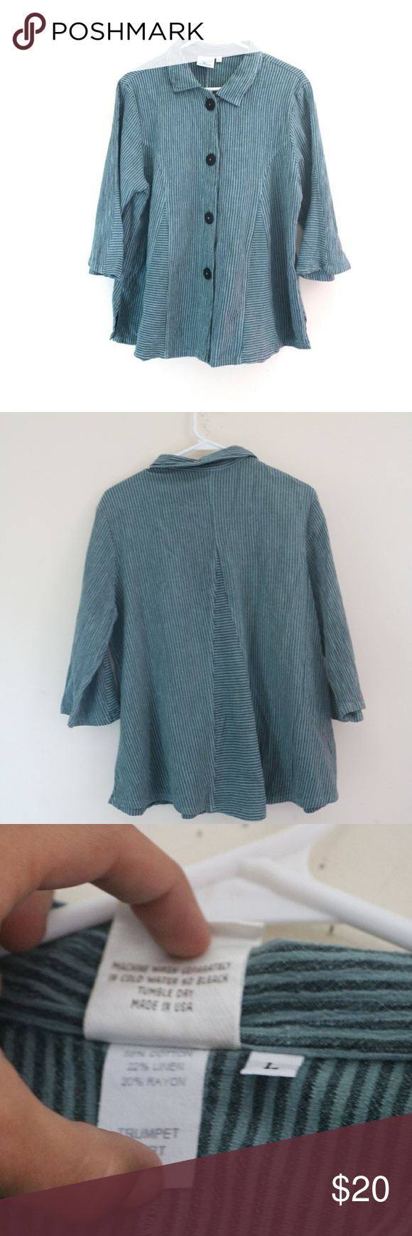 Mill Valley Clothing Co Button Down Swing Top This shirt