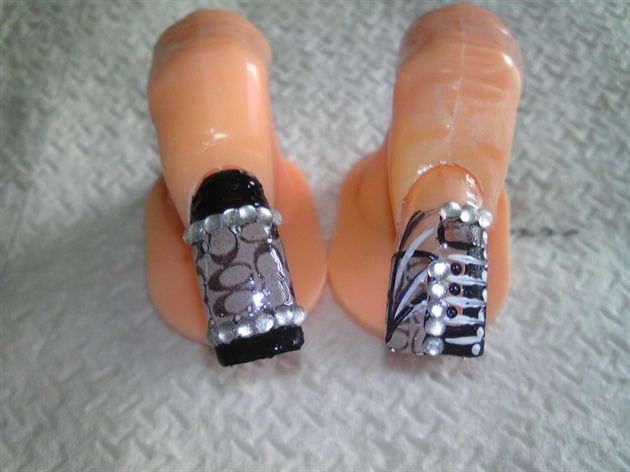Deep Curved Nails Designs Coach Nail Designs With Shoes To Match Deep Curved Nails Designs | Coach Nail Designs With shoes to match - Deep Curved Nails Designs Coach Nail Designs With Shoes To Match