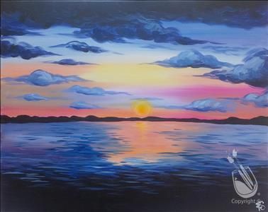 Painting With A Twist Colorado Springs Coupon Code Coffee And Canvas Sunrise 7 5 2017 Farmington Mi Canvas Painting Canvas Art Painting