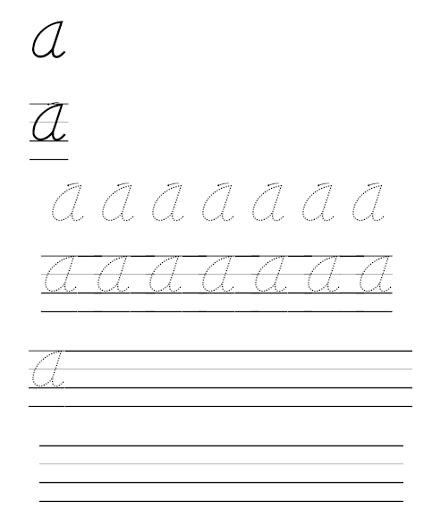 penmanship worksheets description this set of 62 worksheets cursive letter practice
