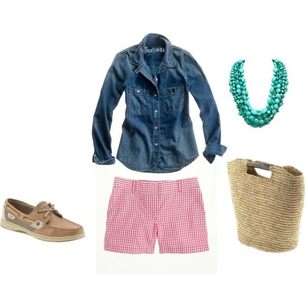 brown sperrys outfit