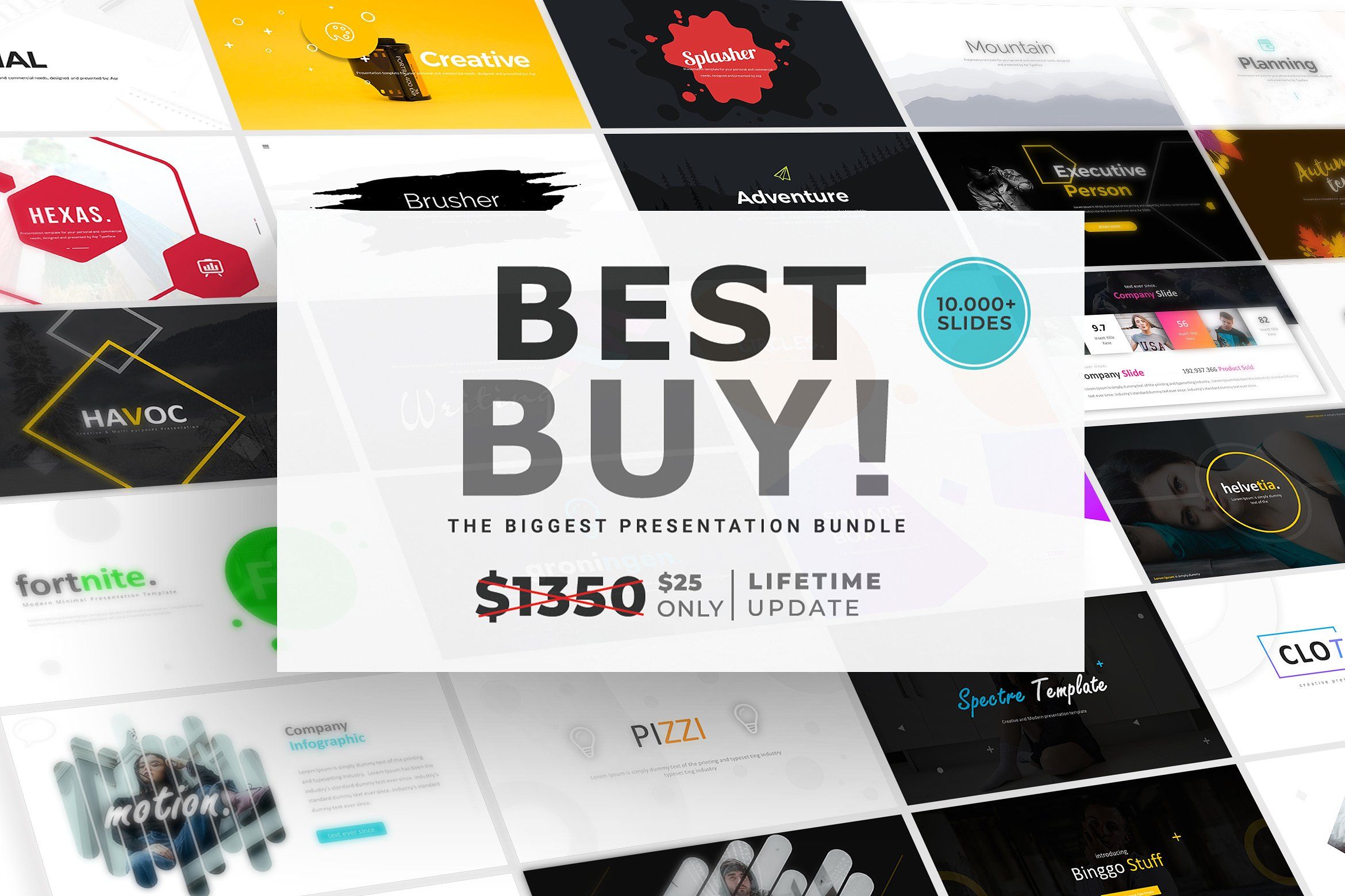 Best Buy Presentation Bundle V.1.0 Creative powerpoint templates