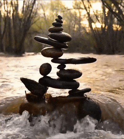 Beauty awakens the soul to act | Beautiful gif, Stone balancing, Autumn inspiration