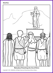 Paul And Barnabas Coloring Sheets Pages For Jpg