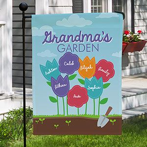 personalized grandma s garden yard flag vinyl projects pinterest