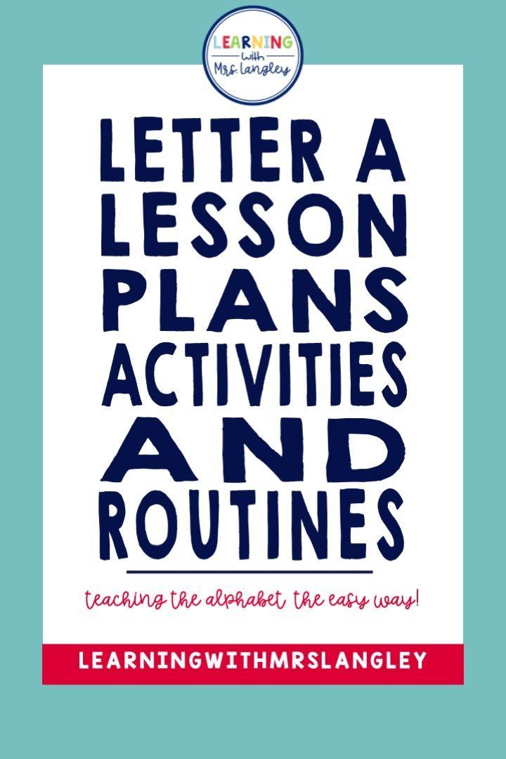 Do your students struggle when learning the alphabet? I can help! Immerse your preschool or kindergarten students in a letter a day or letter of the week to quickly gain fluency in the alphabet. Each letter lesson plan includes a week of hands on activities, book connections, handwriting, science, math, and more that will make learning the alphabet fun and engaging. Alphabet Lesson Plans, Alphabet Book, Learning The Alphabet, Alphabet Centers, Weather Lesson Plans, Weather Lessons, Sight Word Activities, Hands On Activities, Rhyming Activities