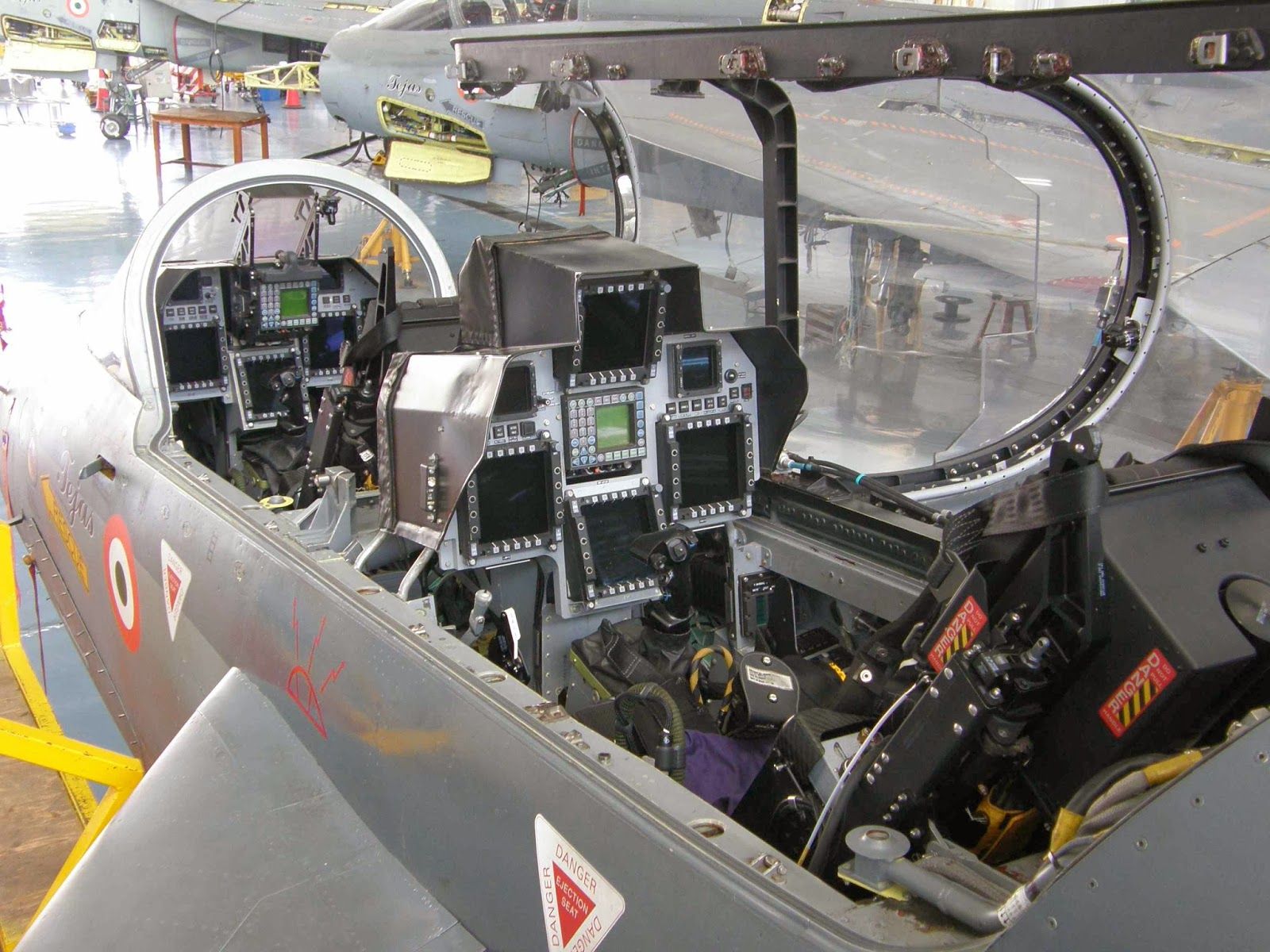 Cockpit Views Of A Trainer Variant Indian Lca Tejas Cockpit
