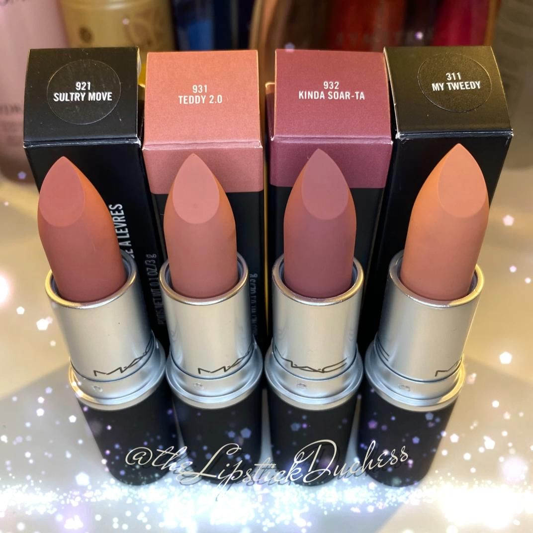mac powder kiss lipstick teddy