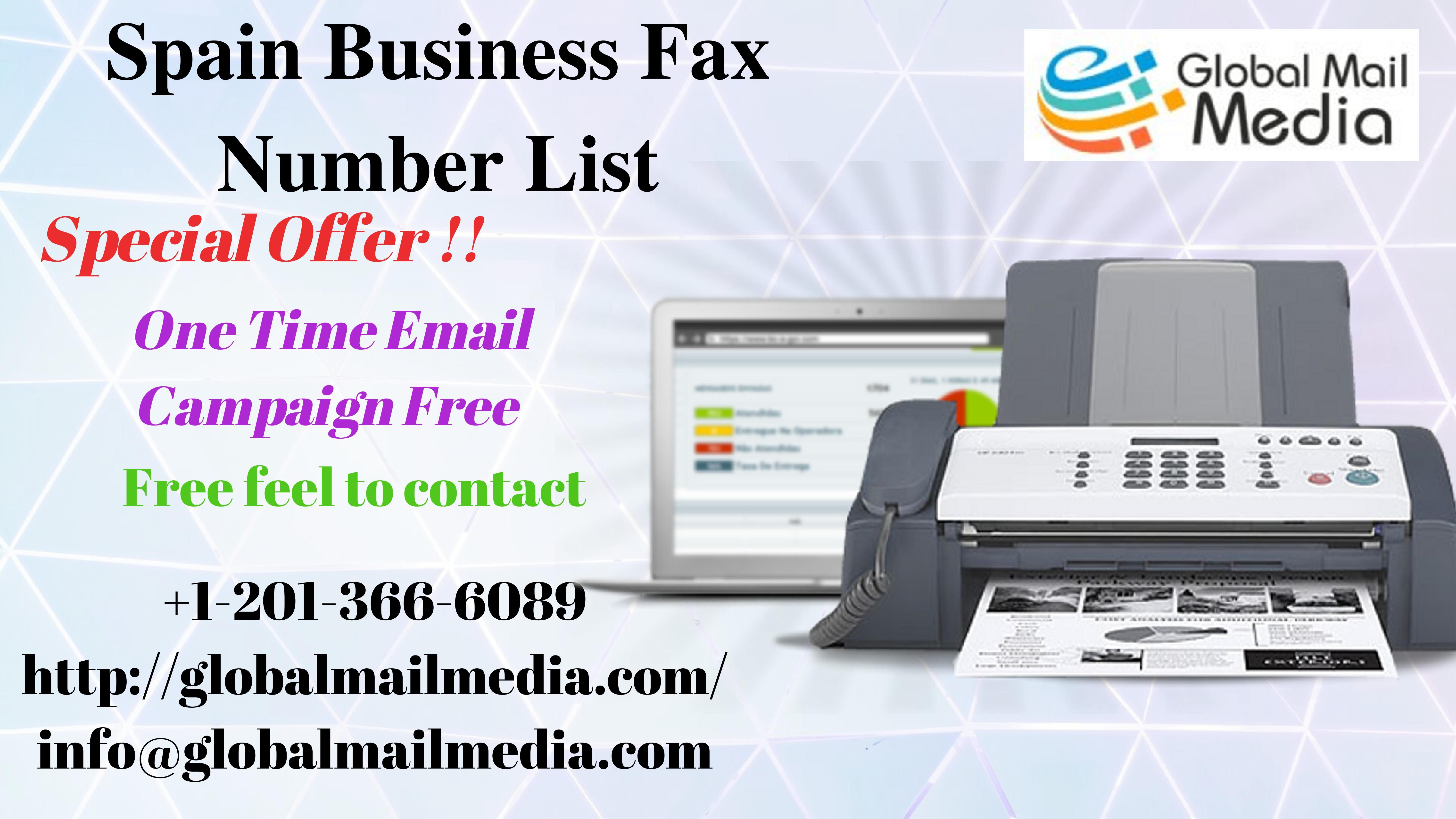 Spain Business Fax Number List Database marketing, Email marketing