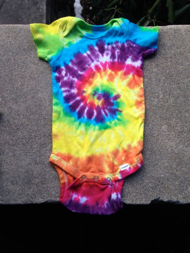 Tie Dye Baby Onesie Baby Girl Boy Bodysuit Clothing Clothes Shower Gift Galaxy Swirl