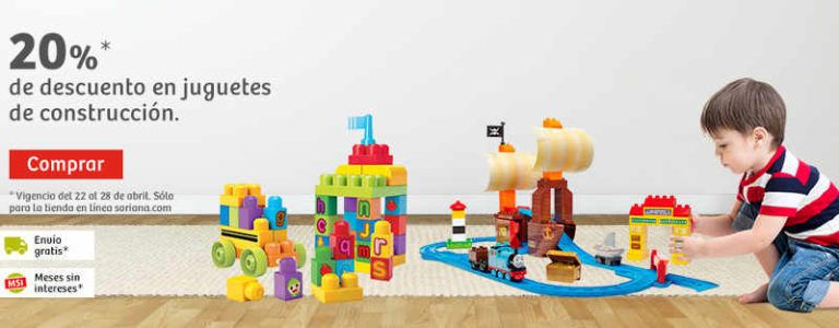 Soriana: 20% de descuento en juguetes de construccion | Juguetes de construccion, Juguetes, Construccion