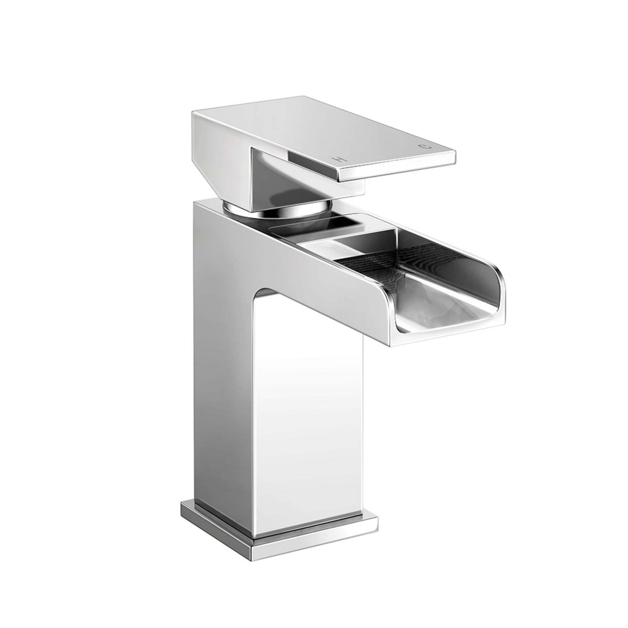 Bathroom Taps Waterfall Basin Mixer Monobloc Tap Cloakroom Brass Faucet 2 Colors