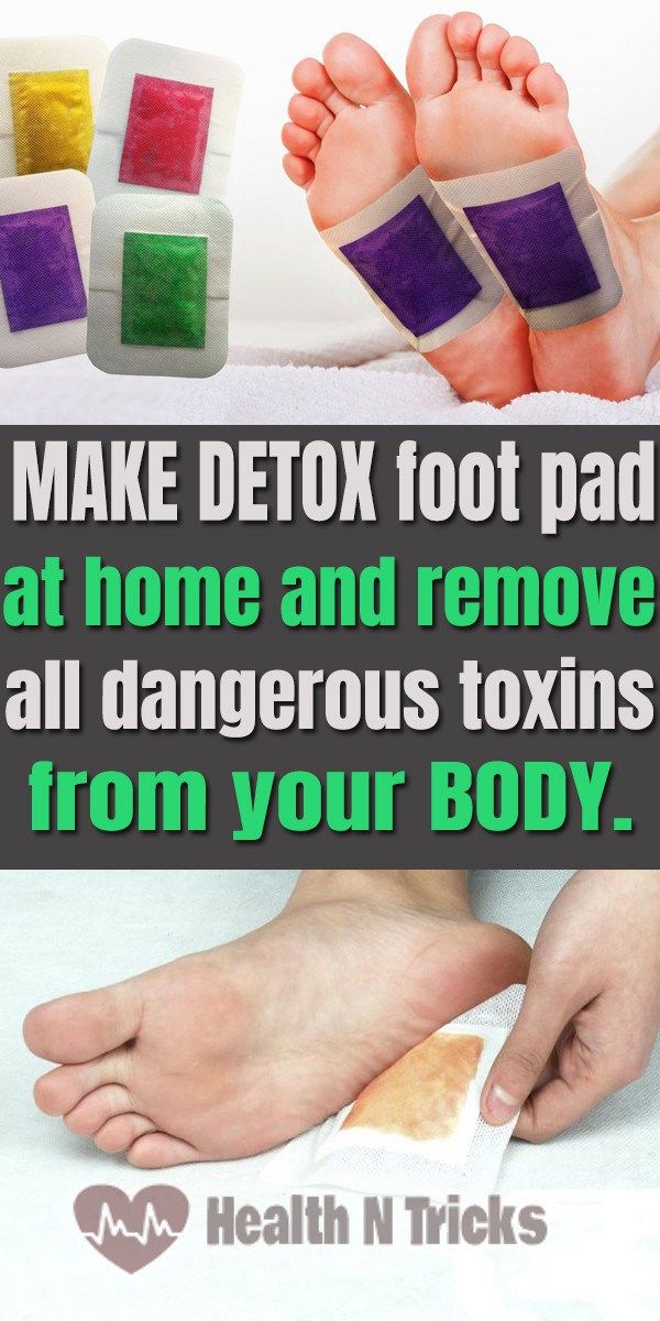 How To Make Detox Foot Pads At Home To Cleanse Your Body Of Toxins Foot detox pads, Detox pad