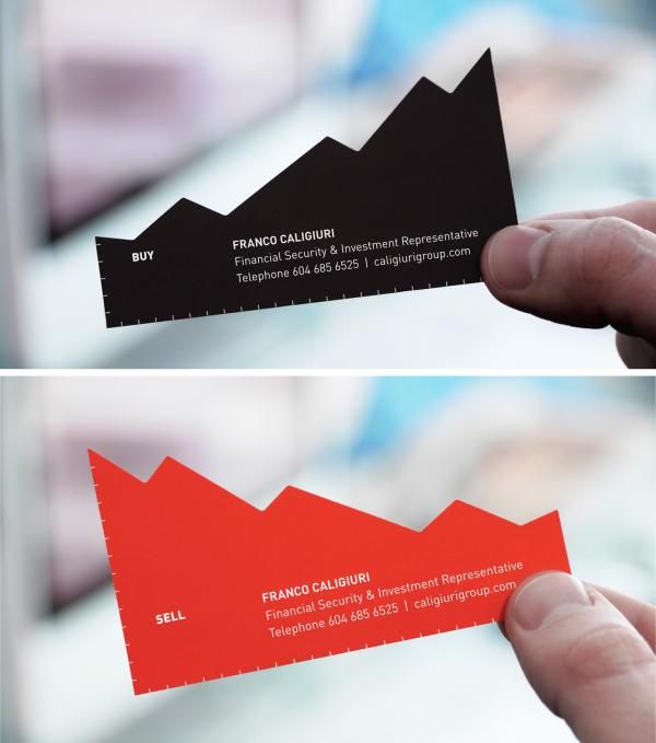 Broke Bike Alley Chart Business Card Design Pinterest The Ambient Advert Led Franco Caligiuri Financial Investment Representative Chart Business Card Was Done By Rethink Advertising Agency For Product