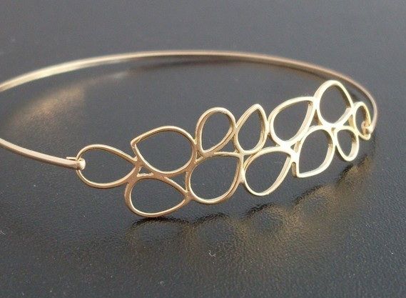 White Vintage Glass Bangle Bridesmaids Gifts Bridesmaids. Stone Bangle Vintage Bangle Gold Bangle
