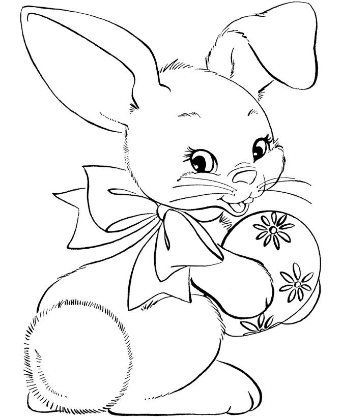 Decorating Easter Egg Coloring Pages Kids Picture Archives