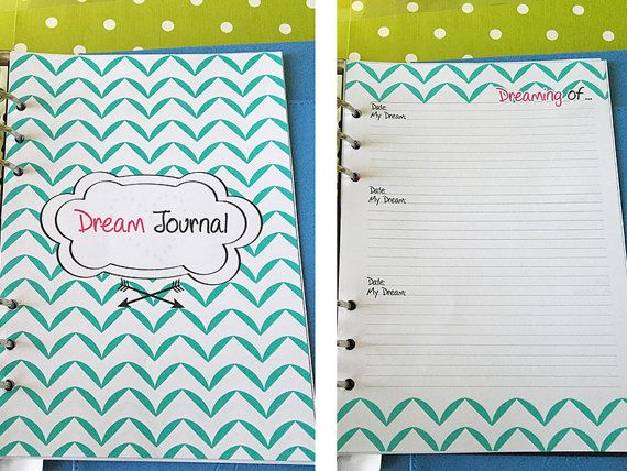 dream journal template