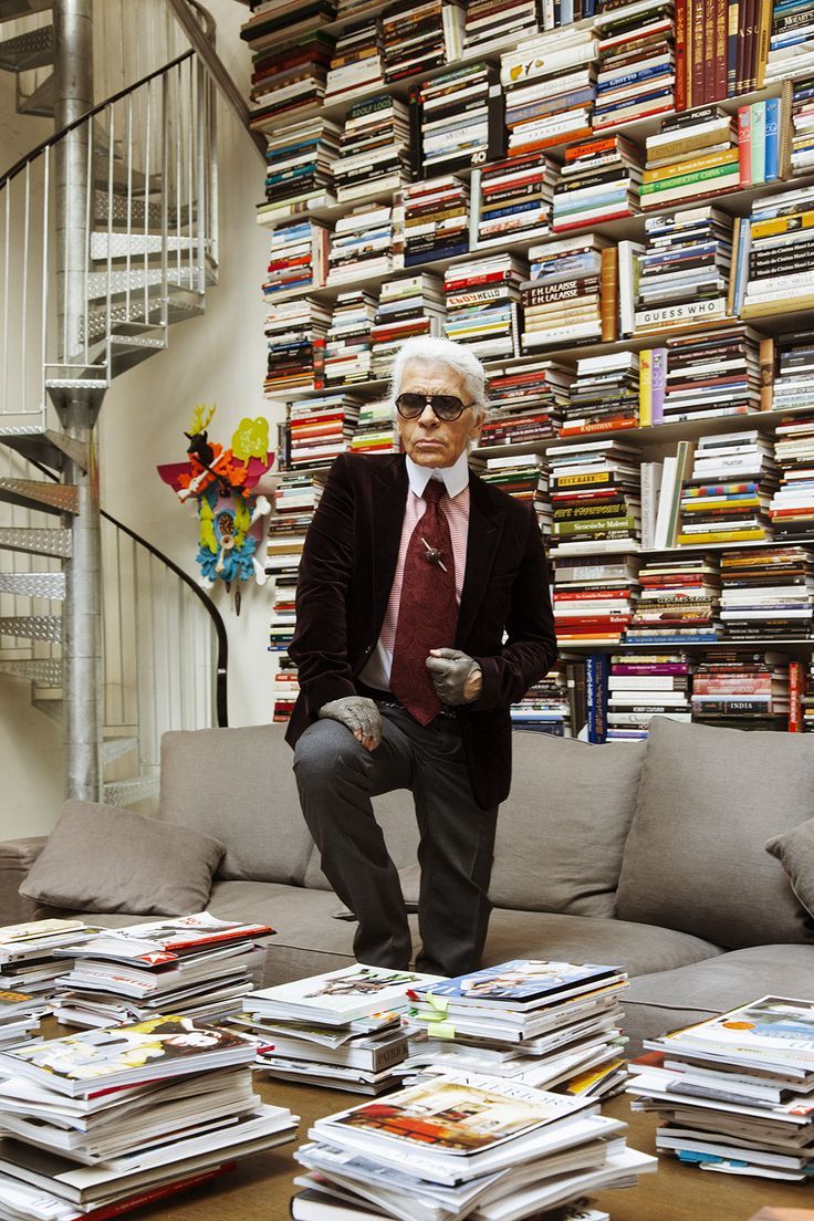 Image result for karl lagerfeld working