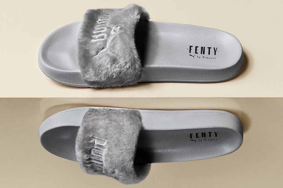 breng de actie Zij zijn Moedig aan puma fenty slippers grijs, Off 69%, www.iusarecords.com