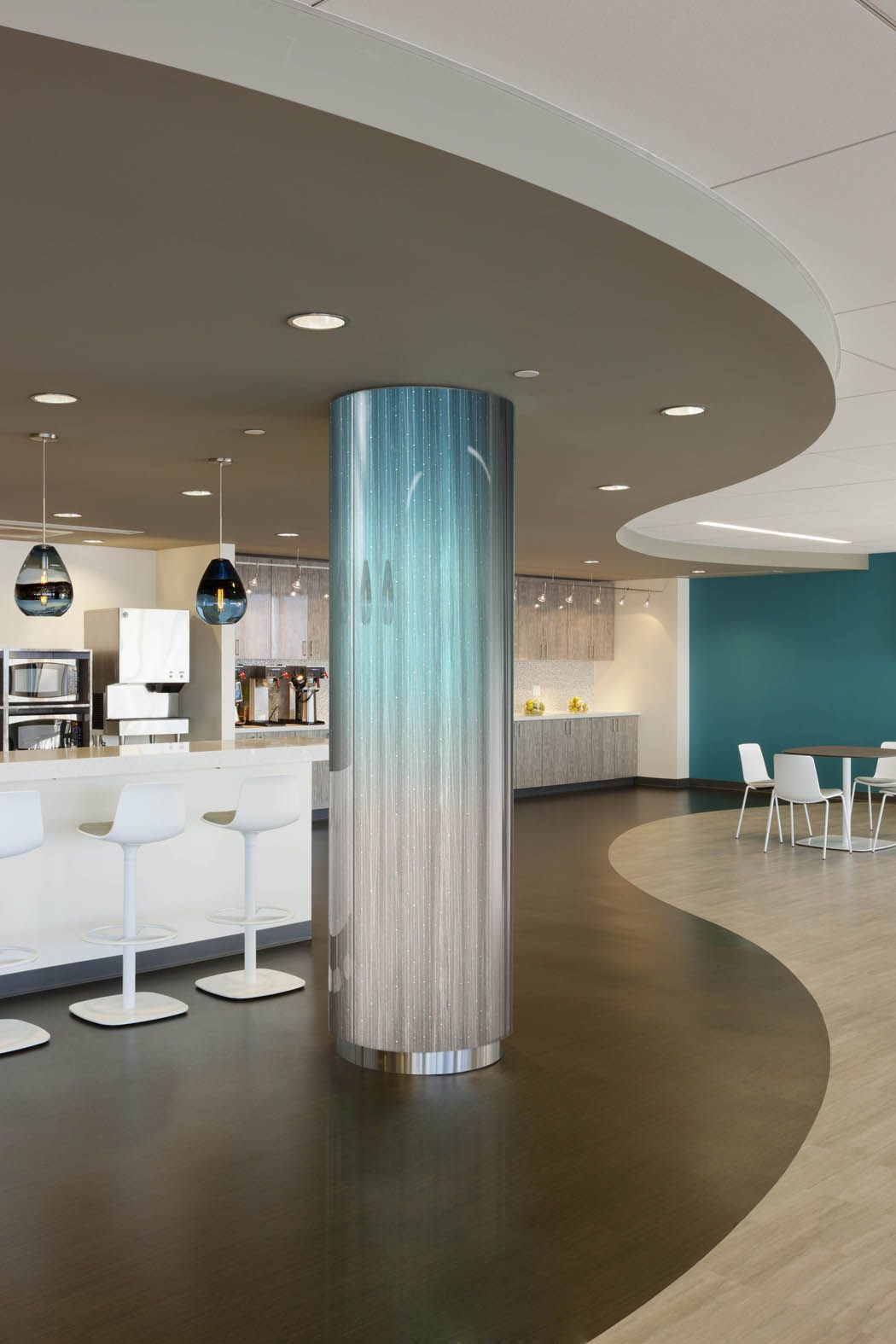 Interior Design Architecture Custom Metals Móz Designer Interior Design Architecture Custom Metals Móz Designer Contemporary Modern Column Covers In Aurora Cosmos From The Graphix Collection