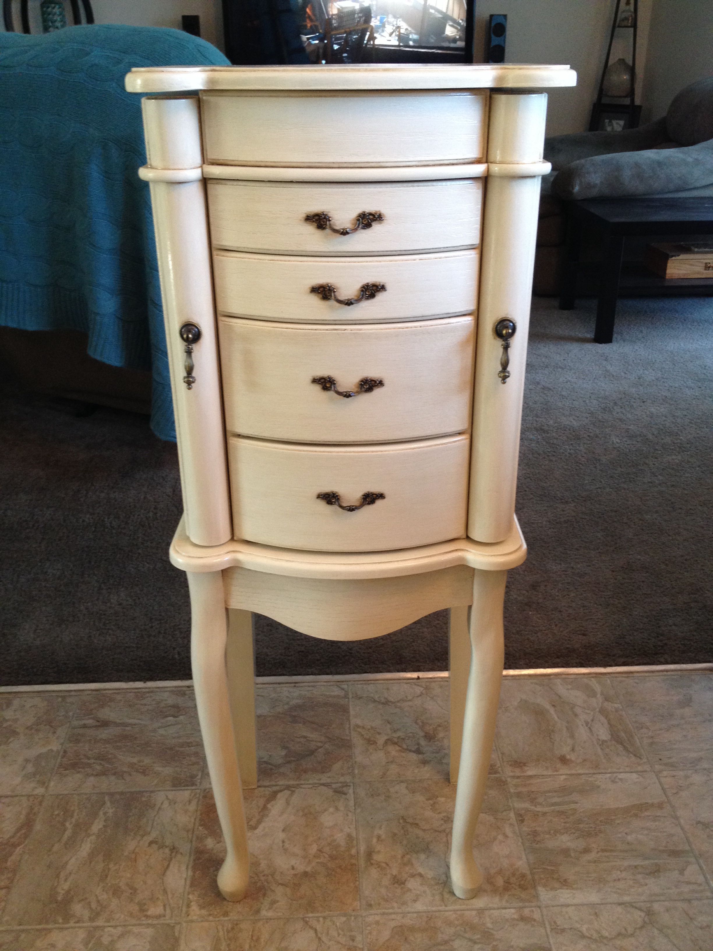 Refinished My Old Jewelry Stand Refinishing Furniture Refinished My Old Jewelry Stand