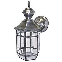 Motion Sensor 13 1 2 High Antique Silver Outdoor Light Motion Sensor 13 1 2 High Antique Silver Outdoor Light