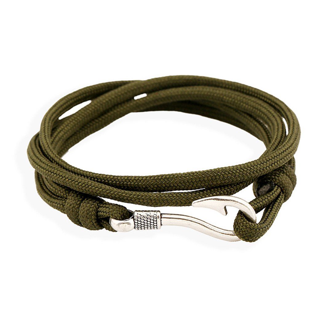 Mens Fish Hook Bracelet Gone Coastal Caribbean Mens Fish Hook Bracelet Gone Coastal Caribbean Meaning Fisherman Paracord Leather