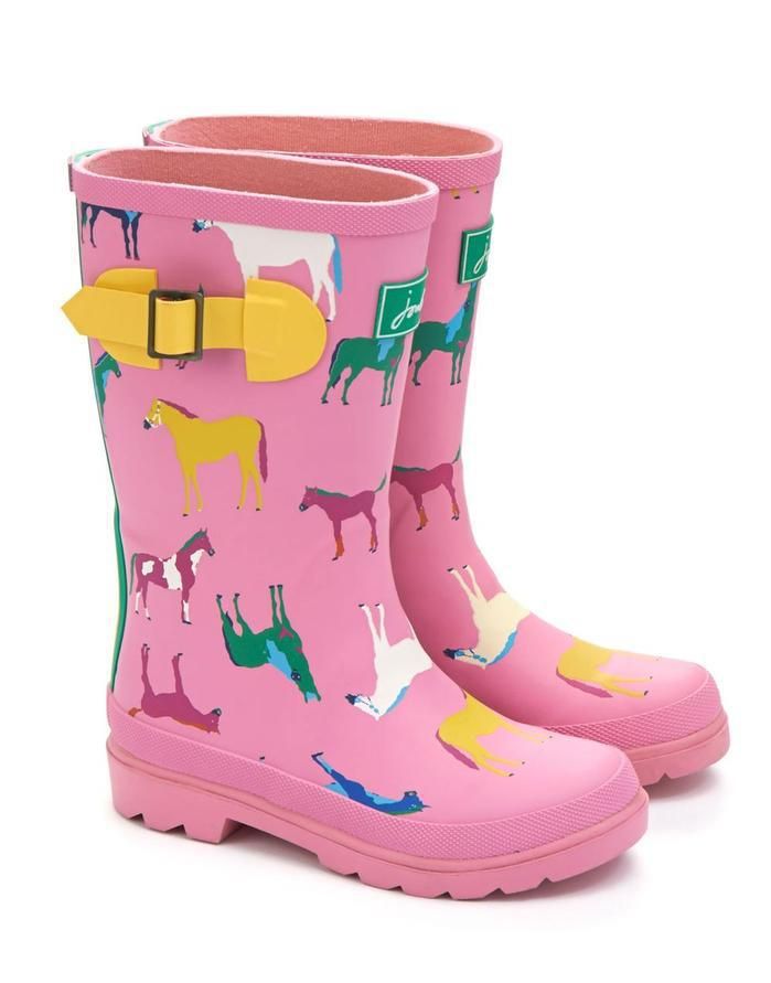 Joules Scout and About Welly Boys Navy Wellington Boot