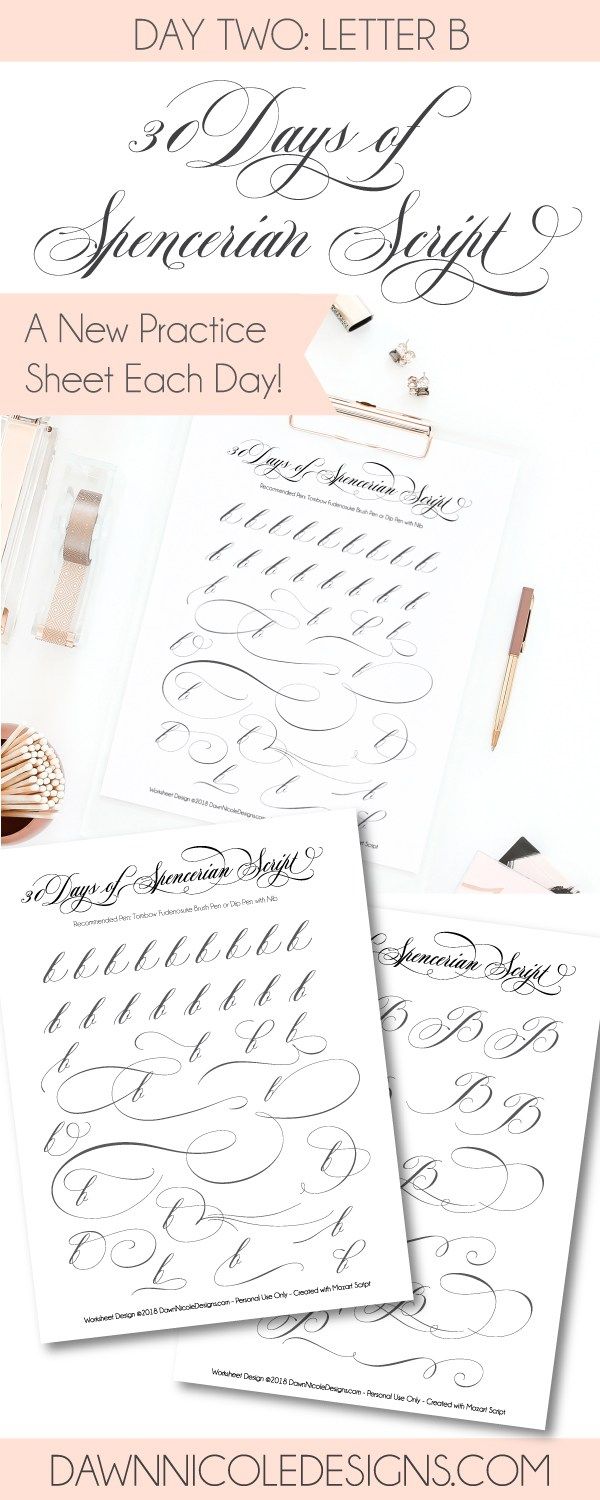 Worksheets Spencerian Penmanship Worksheets spencerian script style letter b worksheets all things art this post is part of the 30 days series