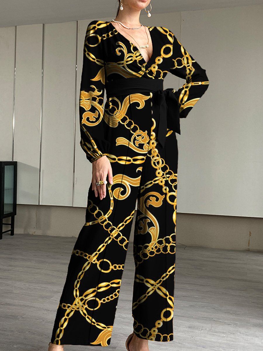 ProductNo SP210818J0B1 Waist Type High Waist Design Elements Asymmetrical,Print,Belted Occasion Daily,Formal occasions,Leisure Pant Length Long Pants Style Elegant Material Polyester Pant Type Straight Leg Season All Season Laundry Guide Machine Wash Code number (Size) S (base code) M L XL 2XL 3XL 4XL 5XL UK 8/10 12/14 16 18 20 22 24 26 US 4/6 8/10 12 14 16 18 20 22 EU 36/38 40/42 44 46 48 50 52 54 bust 88 93 98 103 108 113 118 123 waistline 68 73 78 83 88 93 98 103 hips 94 99 104 109 114 119 12 Printed Jumpsuit, Jumpsuit Dress, Black Jumpsuit, Long Jumpsuits, Jumpsuits For Women, Type Of Pants, Pants Style, Abstract Dress, Straight Leg Pants