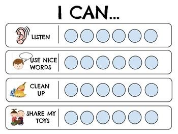 behavior chart toddler behavior charts toddler behavior and positive reinforcement charts for toddlers