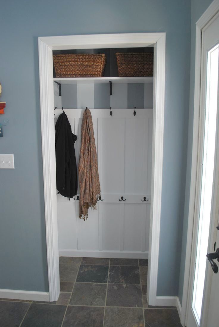 Narrow Deep Coat Closet Ideas