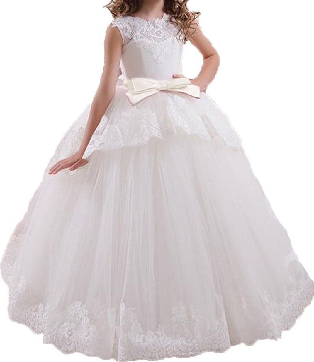amazon flower girl dresses ivory