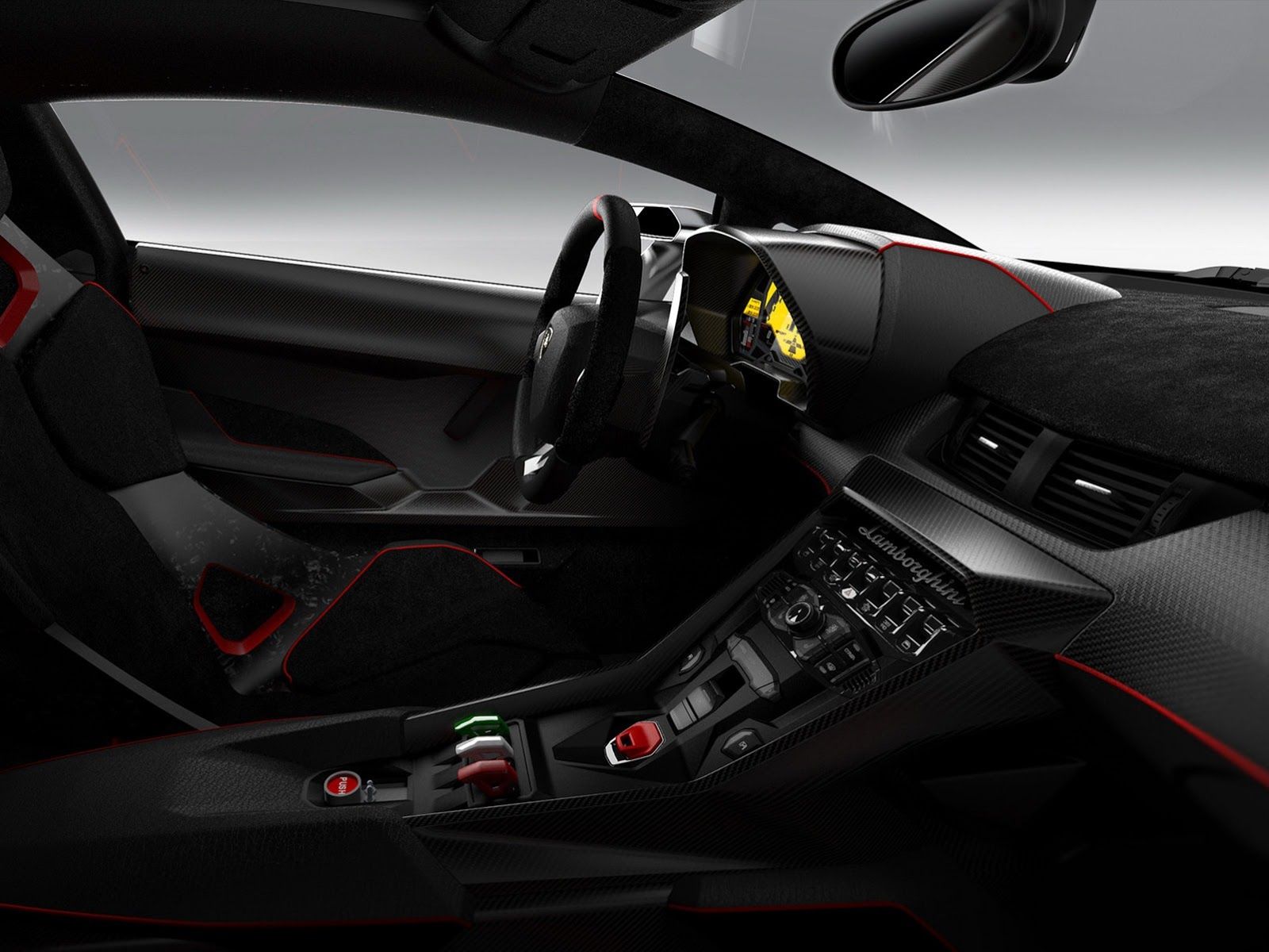 Lamborghini Interior Wallpaper - Digital Pensil