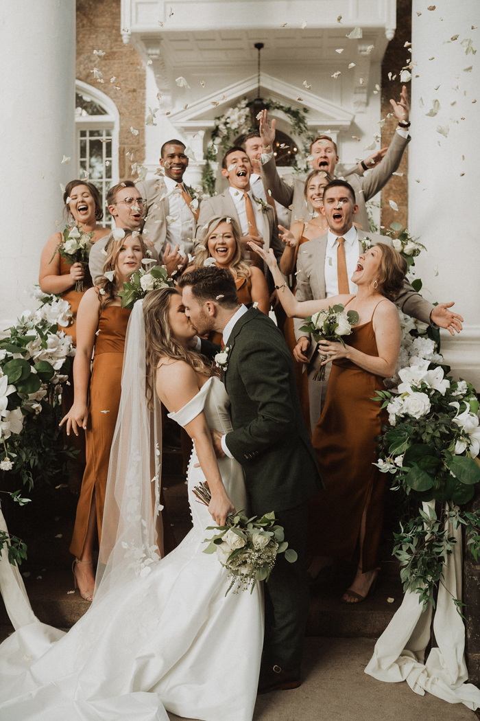 Romantic Fairytale Estate Wedding | Junebug Weddings Wedding Group Photos, Wedding Party Poses, Wedding Photo List, Wedding Parties Pictures, Wedding Photoshoot, Wedding Formal Photos, Unique Wedding Poses, Wedding Ceremony Pictures, Spring Wedding Photos