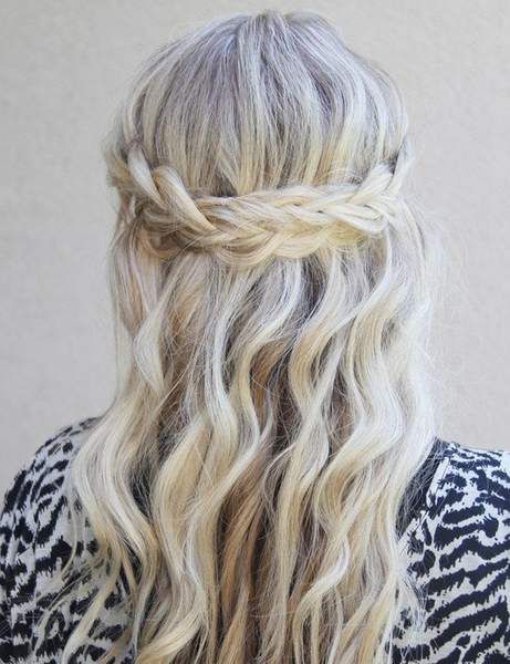 Tresse couronne Je me fait une couronne tressée de
