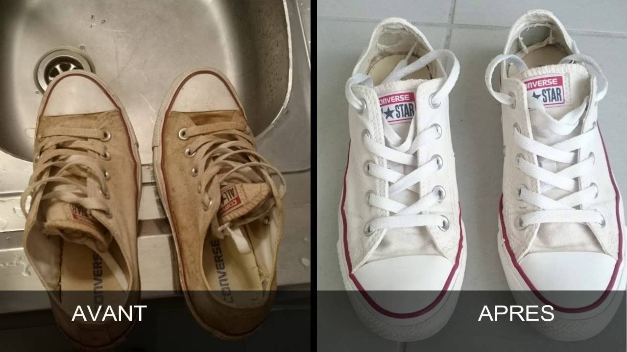 comment nettoyer des converse blanche