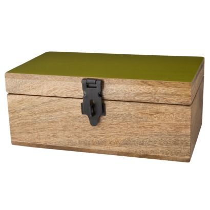 Decorative Storage Box Target Wood Green Rectangle Decorative Storage Box Target Wood Green Rectangle