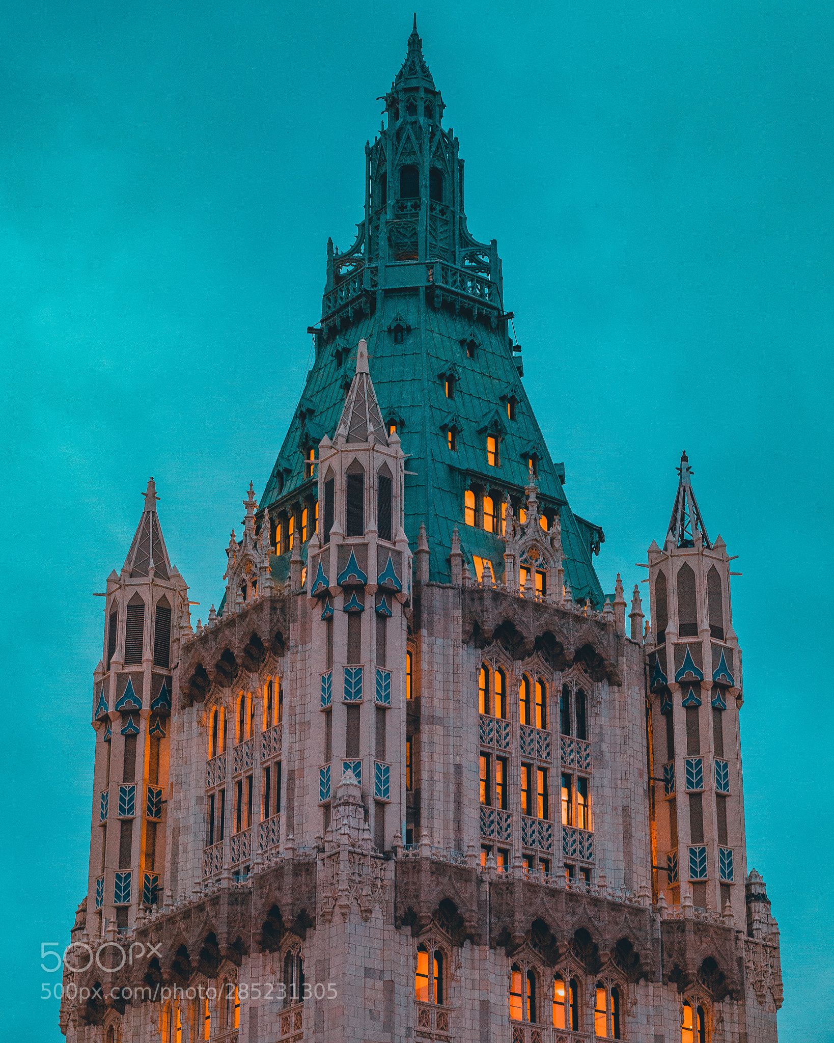 The Woolworth Tower Pinnacle By Theamazingknight 500px