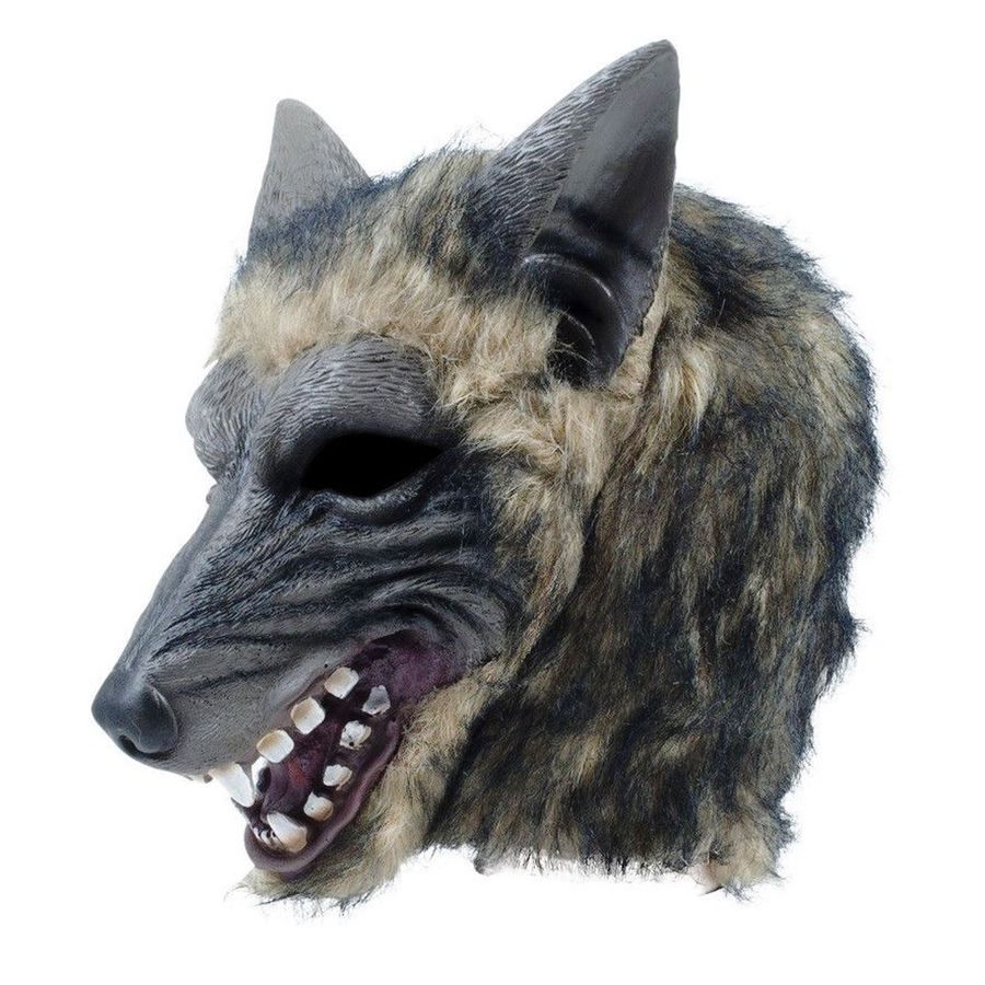Big Bad Wolf Mask Adult Halloween Costume Fancy Dress