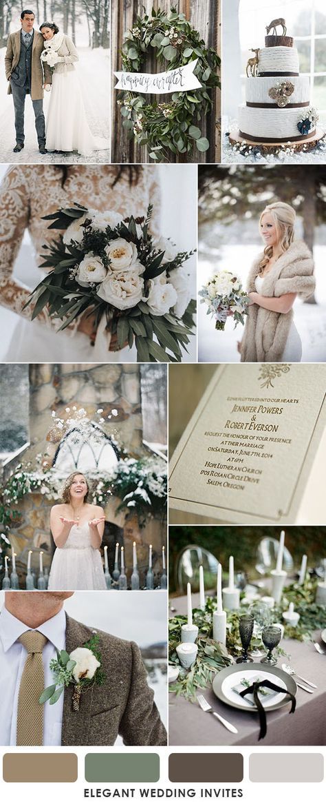 How To Choose Brown As Your Wedding Colors By Season Winter How To Choose Brown As Your Wedding Colors By Season Winter Ideaswinter