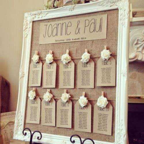 Blog Tu Día Con Amor Bodas Y Eventos Ideas E Inspiración Seating Rustic Antique Framed Vintage Shabby Chic Wedding Table Seating Plan In Home Furniture Diy Supplies Other