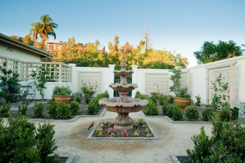 Beautiful Home Gardens With Fountains Plants Chairs Table Trees Fountain Terranean Landsca Landscaping Parterre Garden Beautiful Home Gardens With Fountains, Beautiful Home Gardens With Fountains