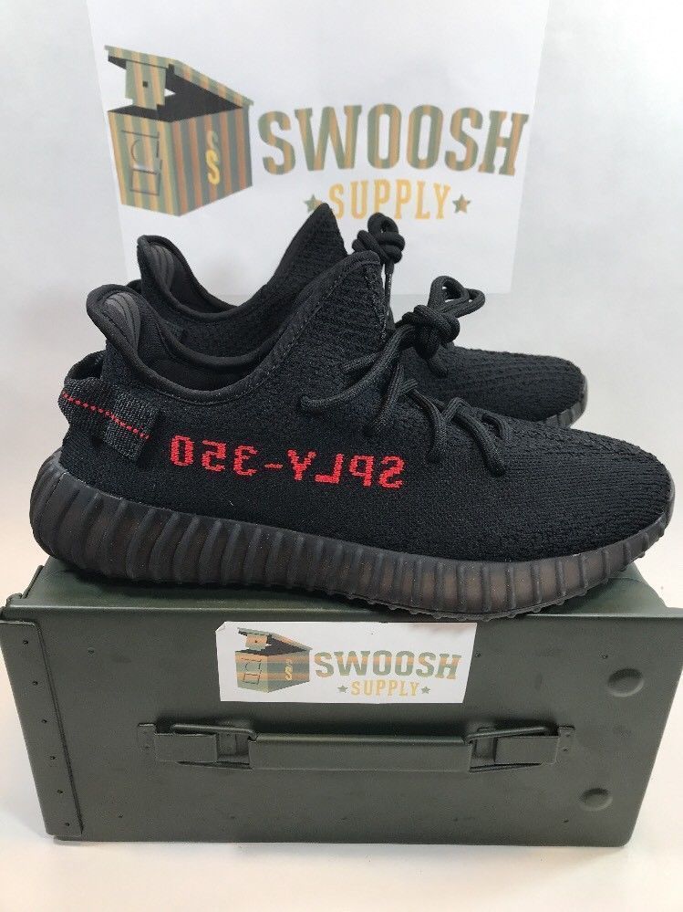 Adidas Yeezy Boost 350 V2 Bred Red Black Size 8.5 100 Adidas Yeezy Boost 350 V2 Bred Red Black Size 8.5 100
