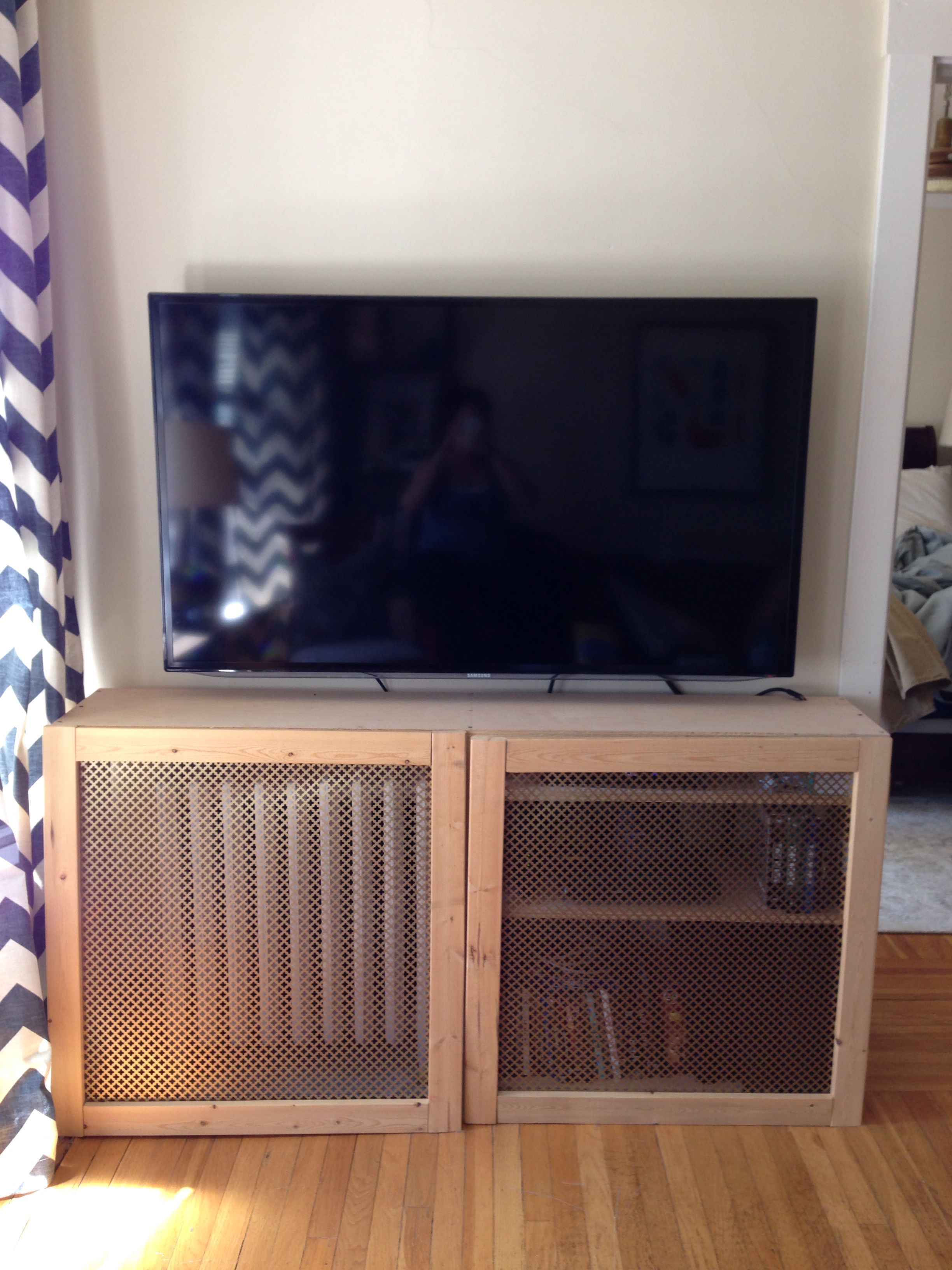 Radiator Cover Shelf Over Flat Screen Tv Radiator Cover Shelf Over Flat Screen Tv