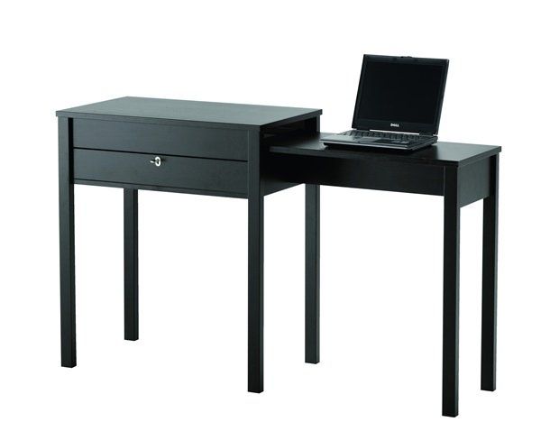 Lille bord med udtræk. side table with pull out space ... Lille bord