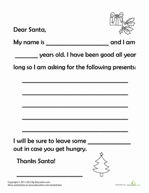 a letter template