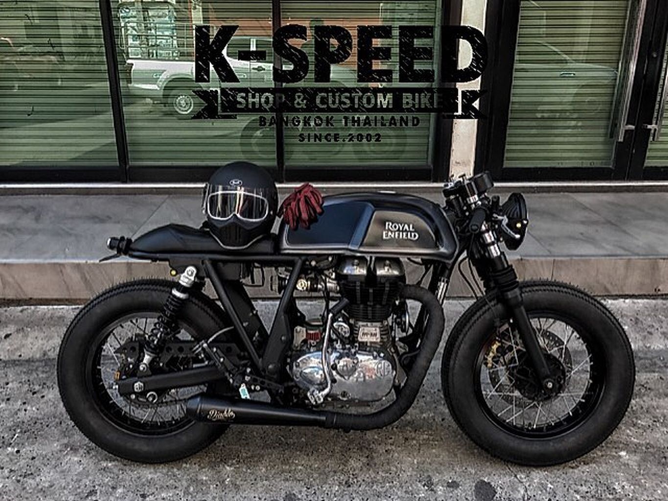 Idea Modified Royal Enfield Cafe Racer Https www mobmasker royal 