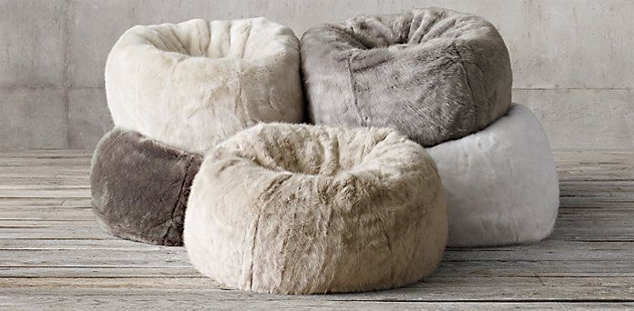 Ultra Faux Fur Bean Bag Collection Rh Bambinos Pinterest Ultra Faux Fur Bean Bag Rh Room Screen
