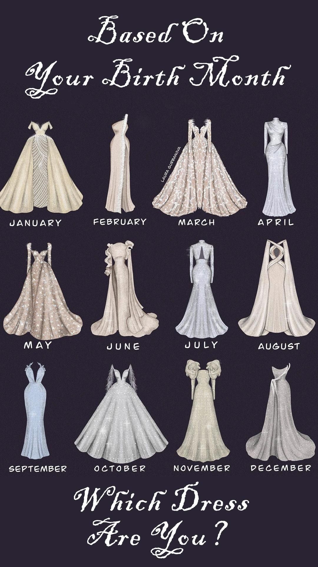 Vintage Collections: Which Wedding Dress Are You Based On Your Birth Month